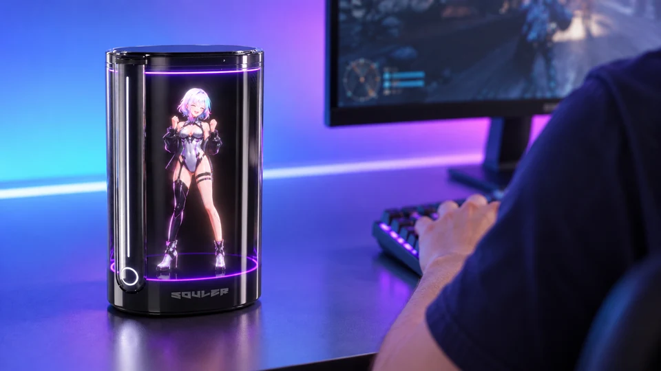 A companion reacting alongside the player in different games